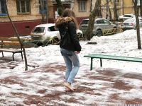 Feet - Irina B - 2016-05-04 From home without shoes