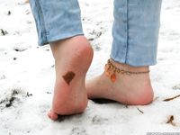 Feet - Irina B - 2016-05-04 From home without shoes