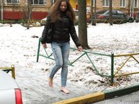 Feet - Irina B - 2016-05-04 From home without shoes