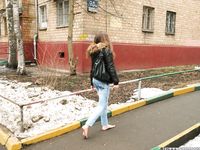 Feet - Irina B - 2016-05-04 From home without shoes