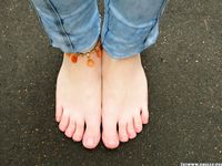 Feet - Irina B - 2016-05-04 From home without shoes