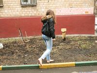 Feet - Irina B - 2016-05-04 From home without shoes