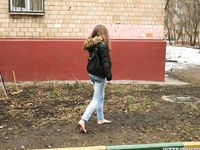 Feet - Irina B - 2016-05-04 From home without shoes