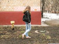 Feet - Irina B - 2016-05-04 From home without shoes