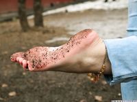Feet - Irina B - 2016-05-04 From home without shoes