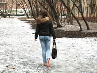 Feet - Irina B - 2016-05-04 From home without shoes