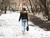 Feet - Irina B - 2016-05-04 From home without shoes