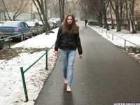 Feet - Irina B - 2016-05-04 From home without shoes