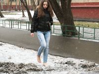 Feet - Irina B - 2016-05-04 From home without shoes