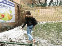 Feet - Irina B - 2016-05-04 From home without shoes