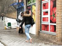 Feet - Irina B - 2016-05-04 From home without shoes