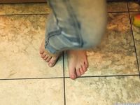 Feet - Irina B - 2016-05-04 From home without shoes
