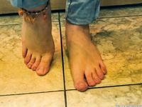 Feet - Irina B - 2016-05-04 From home without shoes