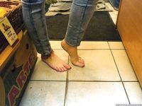 Feet - Irina B - 2016-05-04 From home without shoes