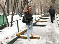 Feet - Irina B - 2016-05-04 From home without shoes