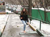 Feet - Irina B - 2016-05-04 From home without shoes