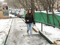 Feet - Irina B - 2016-05-04 From home without shoes