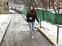 Feet - Irina B - 2016-05-04 From home without shoes