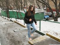 Feet - Irina B - 2016-05-04 From home without shoes