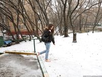 Feet - Irina B - 2016-05-04 From home without shoes