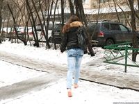 Feet - Irina B - 2016-05-04 From home without shoes