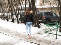 Feet - Irina B - 2016-05-04 From home without shoes