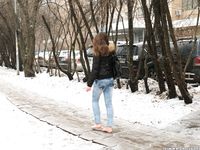 Feet - Irina B - 2016-05-04 From home without shoes