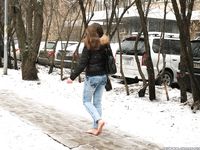 Feet - Irina B - 2016-05-04 From home without shoes