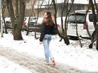 Feet - Irina B - 2016-05-04 From home without shoes