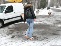 Feet - Irina B - 2016-05-04 From home without shoes