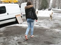 Feet - Irina B - 2016-05-04 From home without shoes