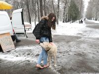 Feet - Irina B - 2016-05-04 From home without shoes