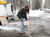 Feet - Irina B - 2016-05-04 From home without shoes