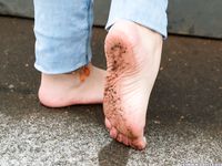 Feet - Irina B - 2016-05-04 From home without shoes