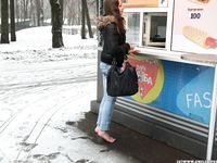 Feet - Irina B - 2016-05-04 From home without shoes