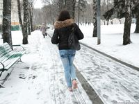 Feet - Irina B - 2016-05-04 From home without shoes