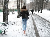 Feet - Irina B - 2016-05-04 From home without shoes