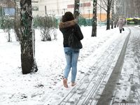 Feet - Irina B - 2016-05-04 From home without shoes