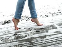 Feet - Irina B - 2016-05-04 From home without shoes