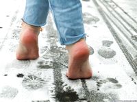 Feet - Irina B - 2016-05-04 From home without shoes