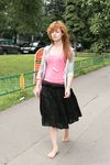 Feet - Irinka - 2009-10-07 Red-head barefoot beauty