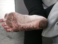 Feet - Janna - 2010-11-13 Autumn barefoot stroll