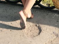 Feet - Jenya + Lena D- 2008-10-05 Barefoot trips to Russian towns. Tula