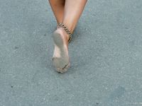 Feet - Jenya + Lena D- 2008-10-05 Barefoot trips to Russian towns. Tula