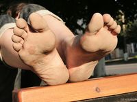 Feet - Jenya + Lena D- 2008-10-05 Barefoot trips to Russian towns. Tula