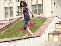 Feet - Jenya + Lena D- 2008-10-05 Barefoot trips to Russian towns. Tula