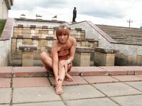 Feet - Jenya + Lena D- 2008-10-05 Barefoot trips to Russian towns. Tula