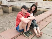 Feet - Jenya + Lena D- 2008-10-05 Barefoot trips to Russian towns. Tula