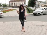 Feet - Jenya + Lena D- 2008-10-05 Barefoot trips to Russian towns. Tula