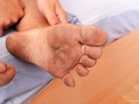 Feet - Jenya + Lena D- 2008-10-05 Barefoot trips to Russian towns. Tula